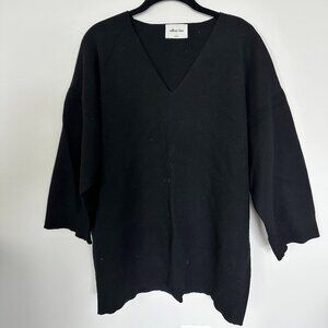 Black V-Neck Sweater